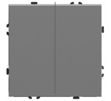 Выключатель двухклавишный без рамки Stekker Эмили 49947