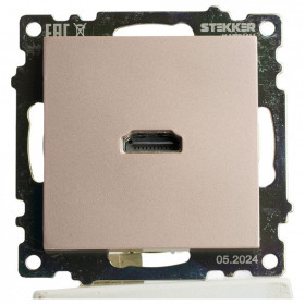 Розетка HDMI без рамки Stekker Катрин 50063