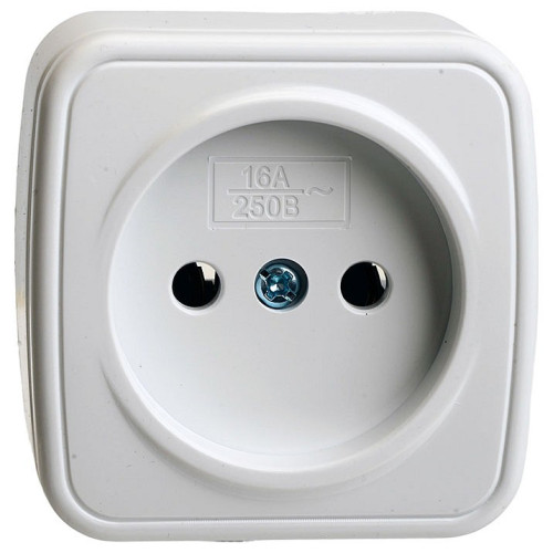 Розетка без заземления Stekker Basic 50074