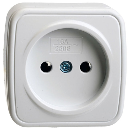 Розетка без заземления Stekker Basic 50074