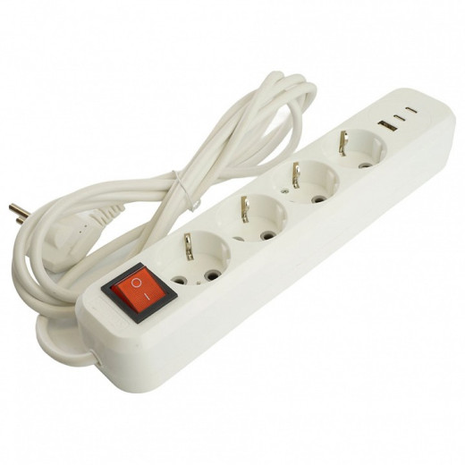 Удлинитель с выключателем Stekker Home 50140