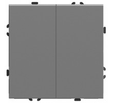 Выключатель двухклавишный без рамки Stekker Эмили 50166