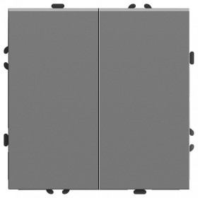 Выключатель двухклавишный без рамки Stekker Эмили 50166