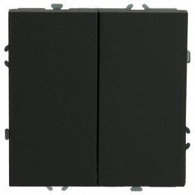 Выключатель двухклавишный без рамки Stekker Эмили 50167