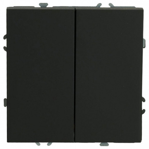 Выключатель двухклавишный без рамки Stekker Эмили 50167