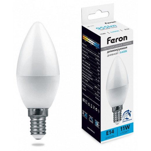 Лампа светодиодная Feron LB-771 E14 11Вт 6400K 51057