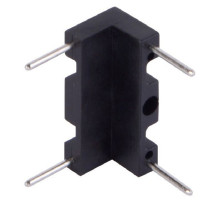 Соединитель угловой L-образный для треков накладных Favourite Unika 1006-CB-025