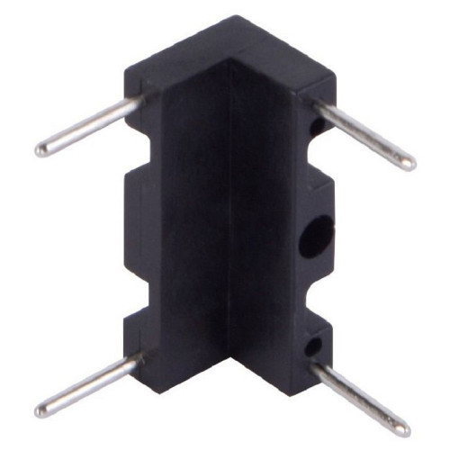 Соединитель угловой L-образный для треков накладных Favourite Unika 1006-CB-025