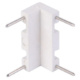 Соединитель угловой L-образный для треков накладных Favourite Unika 1006-CW-025