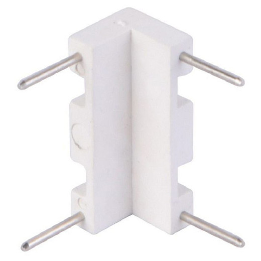 Соединитель угловой L-образный для треков накладных Favourite Unika 1006-CW-025