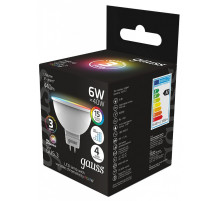 Лампа светодиодная Gauss 406 GU5.3 6Вт 3000-6500K 101105406