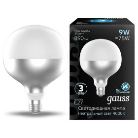 Лампа светодиодная Gauss Colored E27 9Вт 4100K 1014802209