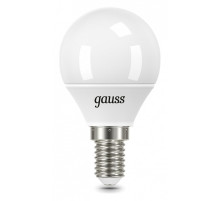 Лампа светодиодная Gauss Шар E14 6.5Вт 6500K 105101307
