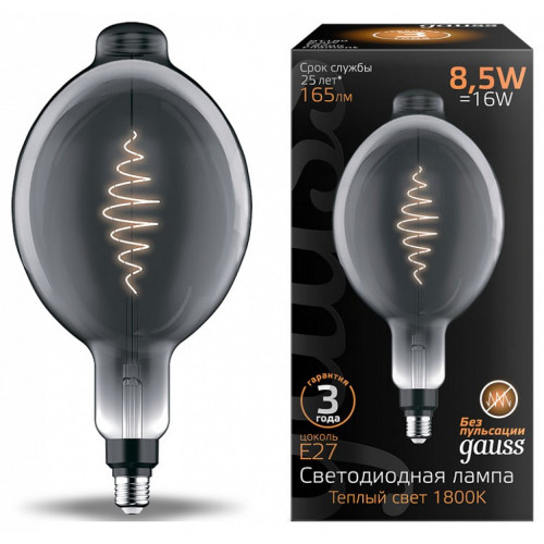 Лампа светодиодная Gauss Oversize E27 8.5Вт 1800K 152802005
