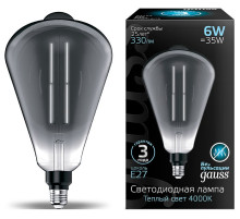 Лампа светодиодная Gauss Oversize E27 6Вт 4000K 157802205
