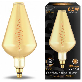 Лампа светодиодная Gauss Oversize E27 8.5Вт 2000K 180802105