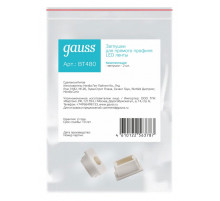 Набор заглушек для профиля с отверстием Gauss  BT480