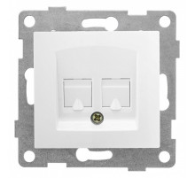 Розетка двойная Ethernet RJ-45 без рамки Gusi Electric BRAVO С10К2-001