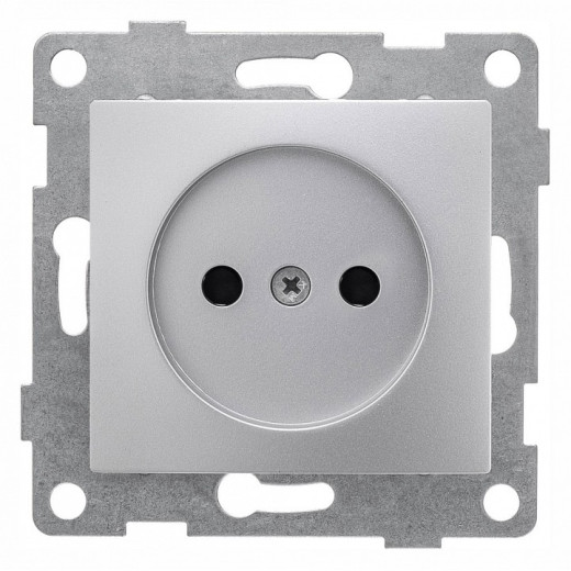 Розетка без заземления и со шторкой, без рамки Gusi Electric BRAVO С10Р2-004