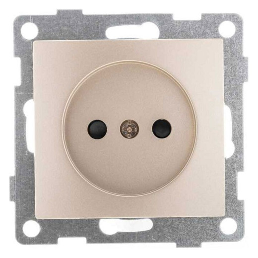 Розетка без заземления и со шторкой, без рамки Gusi Electric BRAVO С10Р2-027