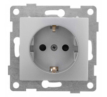 Розетка с заземлением и со шторкой, без рамки Gusi Electric BRAVO С10Р4-004