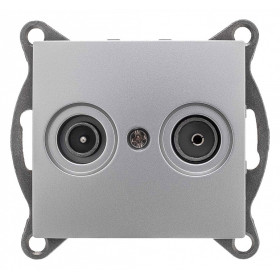 ТВ-розетка и SAT-розетка оконечная без рамки Gusi Electric BRAVO С10TS1-004