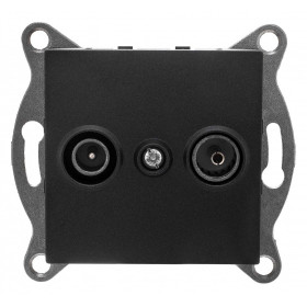 ТВ-розетка и SAT-розетка оконечная без рамки Gusi Electric BRAVO С10TS1-010