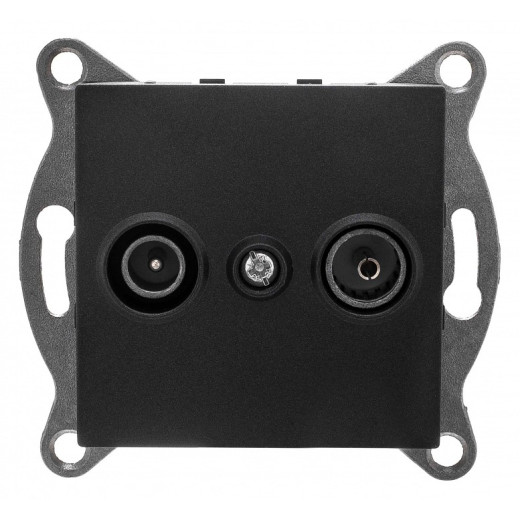 ТВ-розетка и SAT-розетка оконечная без рамки Gusi Electric BRAVO С10TS1-010