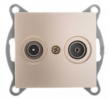 ТВ-розетка и SAT-розетка оконечная без рамки Gusi Electric BRAVO С10TS1-027