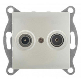 ТВ-розетка и SAT-розетка оконечная без рамки Gusi Electric BRAVO С10TS1-028