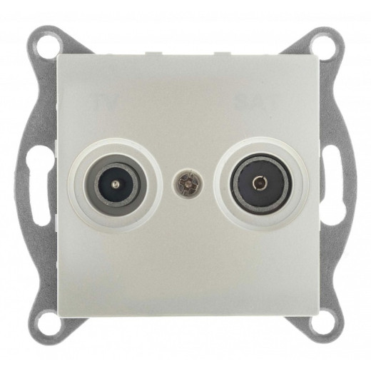 ТВ-розетка и SAT-розетка оконечная без рамки Gusi Electric BRAVO С10TS1-028