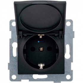 Розетка с заземлением и шторками, без рамки Gusi Electric Gusi Ugra Mex С11Р91-010(с кожухом IP44 К502)