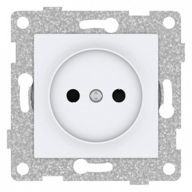 Розетка без заземления и со шторкой, без рамки Gusi Electric UGRA С11Р2-001