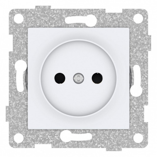 Розетка без заземления и со шторкой, без рамки Gusi Electric UGRA С11Р2-001