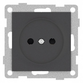 Розетка без заземления и со шторкой, без рамки Gusi Electric UGRA С11Р2-010