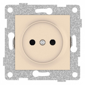 Розетка без заземления и со шторкой, без рамки Gusi Electric UGRA С11Р2-027