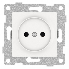 Розетка без заземления и со шторкой, без рамки Gusi Electric UGRA С11Р2-028