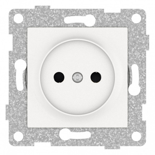 Розетка без заземления и со шторкой, без рамки Gusi Electric UGRA С11Р2-028