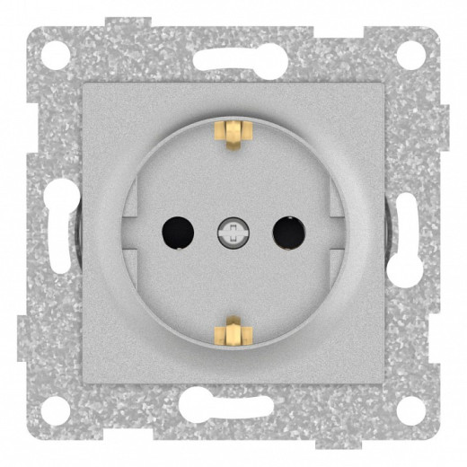 Розетка с заземлением и со шторкой, без рамки Gusi Electric UGRA С11Р4-004