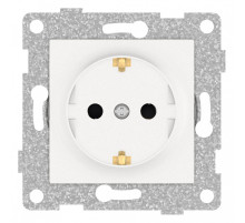 Розетка с заземлением и со шторкой, без рамки Gusi Electric UGRA С11Р4-028