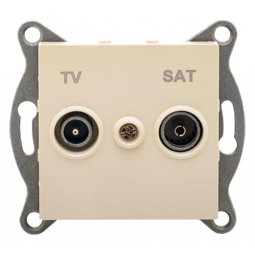 ТВ-розетка и SAT-розетка оконечная без рамки Gusi Electric UGRA С11ТS1-003