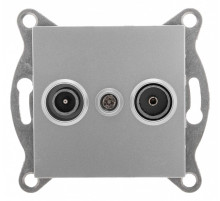 ТВ-розетка и SAT-розетка оконечная без рамки Gusi Electric UGRA С11TS1-004