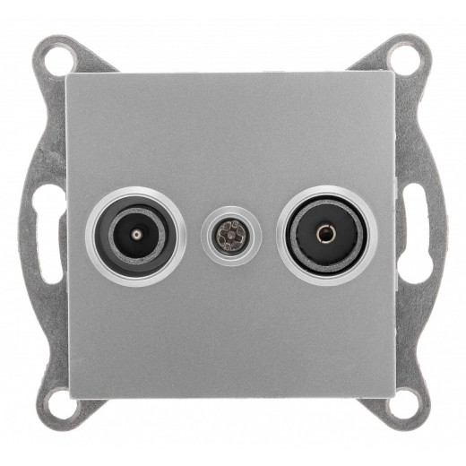 ТВ-розетка и SAT-розетка оконечная без рамки Gusi Electric UGRA С11TS1-004