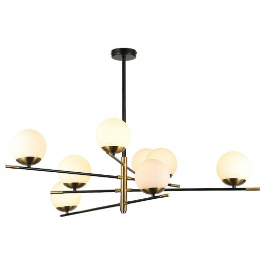 Люстра на штанге ILLUMICO IL0063 IL0063-8P-79 BK COP