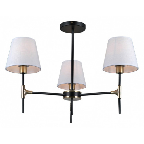 Люстра на штанге ILLUMICO CASTOR IL0185-3CSQ-24 BK AB CASTOR