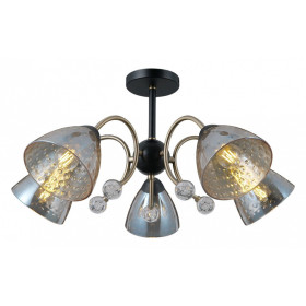 Люстра на штанге ILLUMICO  IL0230-5CSQ-29 BK AB