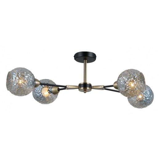 Люстра на штанге ILLUMICO  IL0253-4CSQ-79 BK AB