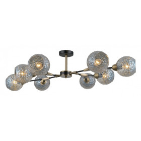 Люстра на штанге ILLUMICO  IL0253-8CSQ-79 BK AB