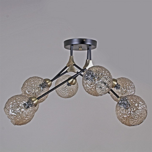 Потолочная люстра ILLUMICO  IL0264-8CSQ-79 BK AB