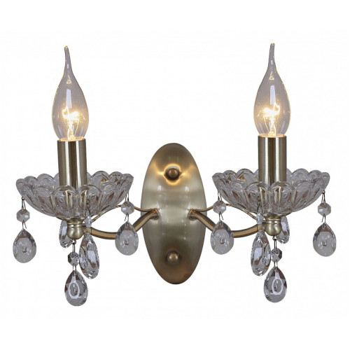 Бра ILLUMICO CASTOR IL0265-2WSQ-24 AB CASTOR